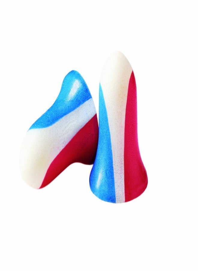 Howard Leight by Honeywell Super Leight USA Disposable Foam Shooting Earplugs, 10-Pairs (R-01891),Red/White/Blue - Image 1